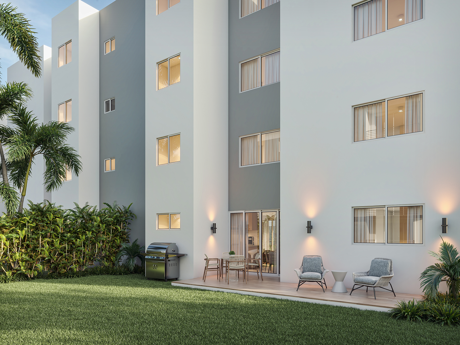 Patio Apto A PDN Palmas de Santo Domingo Norte | Calidad y bienestar al alcance de tu familia.