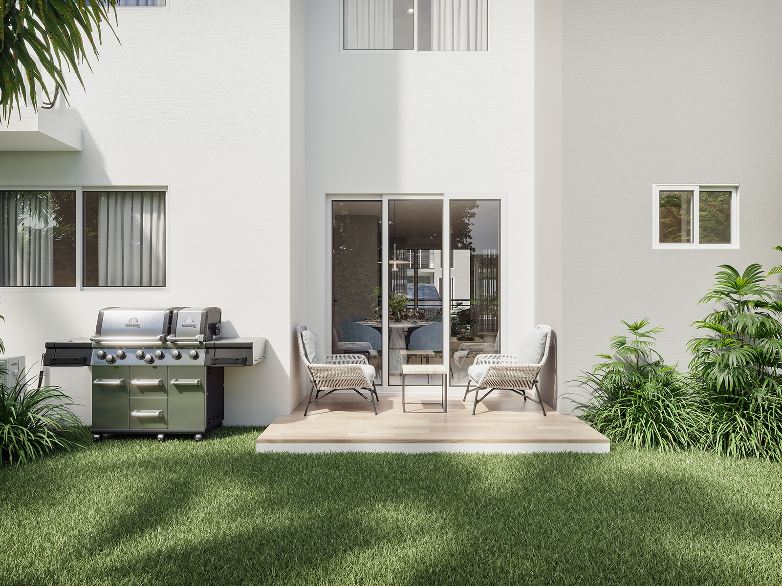Patio Apto C PDN Palmas de Santo Domingo Norte | Calidad y bienestar al alcance de tu familia.